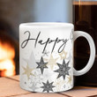 Happy New Year Mug Star Graphic Holiday Coffee Cups Best Gifts For 2023