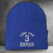 Love For Damar Beanie Damar Hamlin Number 3 Beanie Hat Gifts For Football Lovers