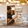 Custom Couple Photo I Have Found The One Whom My Soul Loves Heart Candle Holder Decor Gifts