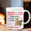 Roses Are Red Violets Are Blue All My Naughty Thoughts Involve Mug Funny Gifts For Couples