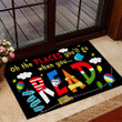 Oh The Places You'll Go When You Read Doormat Funny Welcome Mats Front Door Decor