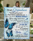Grandma To My Grandson Wherever Your Journey In Life May Take You Blanket Gifts For Grandson