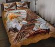 Bald Eagle Quilt Bedding Set Animal Print Bedding Bedroom Decorations