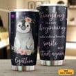 Personalized Everyday Is A New Beginning Take A Deep Tumbler Inspire Quote Custom Tumbler