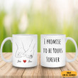 Personalized Pinky Promise I Promise To Be Your Forever Hat Valentine Day 2023 Couples Hats