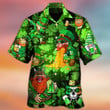 Happy St Patrick's Day Shamrock Hawaii Shirt March 17 St Patrick's Day Clothing For Mens