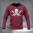 Tennessee State Pirate Hoodie Cross Sword Flag Clothing Gift For Dude