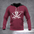 West Virginia State Pirate Hoodie Jolly Pirate Flag Hoodie Gift Ideas For Football Lovers