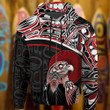 Eagle Pacific Northwest Style Symbolism Shirt 3D Printed Haida Art Eagle Clothing