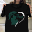 Spartan Strong MSU Shirt Map Go Green Spartan Strong Michigan State T-Shirts Clothing