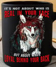 Native Wolf It's Not About Who Is Real In Your Face Mug Native American Inspired Gifts