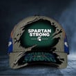 Spartan Strong Michigan State Flag Hat MSU Spartan Strong Merch Gifts For Guy Friends