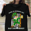 Trump Make St Patrick's Day Bad And Boody T-Shirt Funny Trump St Paddy's Day Shirts Gifts