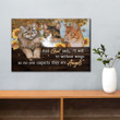 Cats And God Said I Will Send Them Without Wings Poster Cat Lovers Bedroom Wall Decor