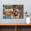 German Shepherd And God Said I Will Send Them Without Wings Poster Dog Owner Wall Art Poster