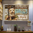 Yorkshire Terrier And God Said I Will Send Them Without Wings Poster Dog Lover Cool Wall Art