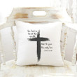 For God So Loved The World That He Gave His Only Son Pillow Religious Decorative Pillows