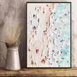 Abstract Seascape Poster Art Print Summer Seaside Wall Poster Decoration For Room
