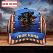 Personalized Pirate Skull Hat With Old Retro American Flag Pirate Hats For Sale