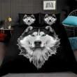 Husky Bedding Set Cool Husky Duvet Cover Merchandise Themed Gifts For Him