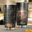 Personalized I Still Believe In Amazing Grace Tumbler Gift For Someone Who Lost Husband