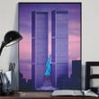 Twin Towers Poster Statue Of Liberty 9.11 Never Forget World Trade Center Poster Art