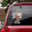 Free Trump Car Stickers Vintage Donald Trump Mug Shot Merchandise MAGA 2024