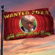 Donald Trump Mugshot Flag Looney Tunes Wanted For 2024 Four More Years Trump Merch