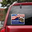 Trump 2024 Never Surrender Car Sticker American Eagle Donald Trump Merchandise MAGA 2024