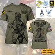Personalized Army Veteran Shirt I Walk The Walks In Combats Dog Tags Veteran Day Gifts
