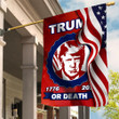1776 2024 Trump Or Death Flag Inside American Flag Donald Trump Mugshot Merch