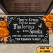 Custom They're Creepy They're Kooky Doormat Halloween Welcome Mats Gifts For Family