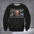 Trump Mugshot Never Surrender Sweatshirt Vote Donald Trump 2024 Campaign Never Surrender Merch
