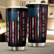 Try That In A Small Town Tumbler American Flag Small Town Tumbler Gifts For Patriots