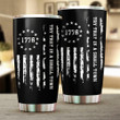 Try That In A Small Town Tumbler Patriotic American Flag Tumbler Gifts For Gun Supporters