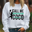 Call Me Coco Champion Sweatshirt New Balance Coco Gauff Sabalenka Clothing Tennis Fan Gift