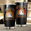 You Can't Scare Me I Have A Crazy Great Uncle Tumbler Cute Ghost Spooky Tumblers Halloween Gift