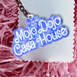 Mojo Dojo Casa House Keychain Blue On The Way To My Mojo Dojo Casa House For Sale