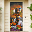 Ghost Pumpkin Come In Halloween Door Cover Spooky Scary Halloween Door Covers Decor