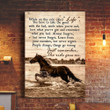 Horse While On This Ride Called Life Poster Wall Art Horse Decor For Bedroom Gifts