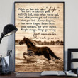 Horse While On This Ride Called Life Poster Wall Art Horse Decor For Bedroom Gifts