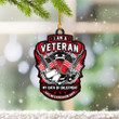 I Am A Veteran Christmas Ornament Decorations Christmas Presents For Veterans