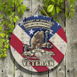 I Own It Forever The Title Veteran Wooden Sign American Flag Patriotic Veteran Home Decor