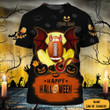 Personalized Football Happy Halloween Shirt Related Halloween Football Themed Gifts