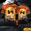 Personalized Skull Witch Drive Tractor Halloween Shirt Gifts For Tractor Lovers For Him