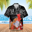 Chicken Hawaiian Shirt Button Up Shirt Themed Gifts For Chicken Owners Farmers