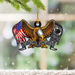 American Eagle Pow Mia Veteran Christmas Ornament All Gave Some Some Gave All