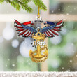 American Eagle USA US Navy Christmas Ornament Decorations United States Navy Gifts
