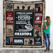 I Am A Veteran Grandpa Blanket Veterans Day 2023 Decorative Throw Blankets Gifts For Grandpa