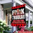 Canada Fck Trudeau And Fck You For Voting For Him Flag Canadian Merch